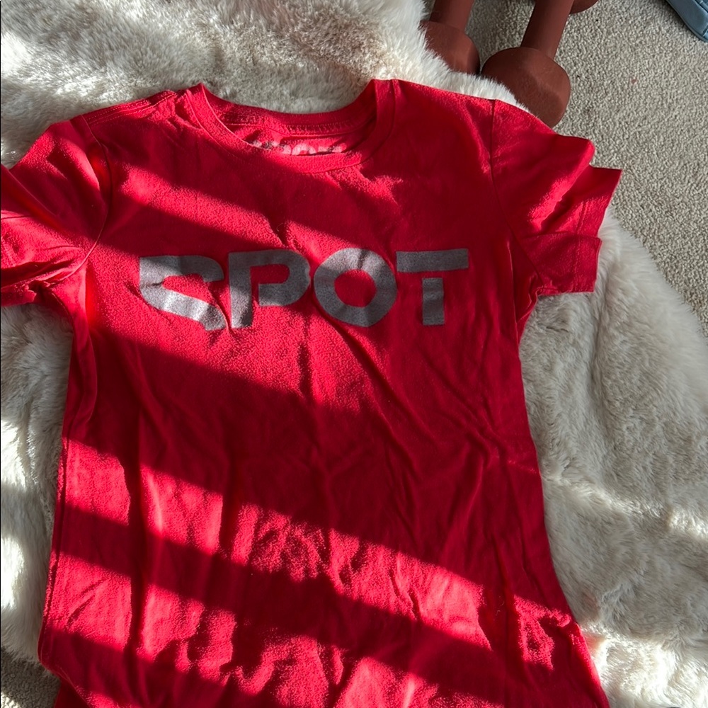 Spot Bike Red Tee Size Medium